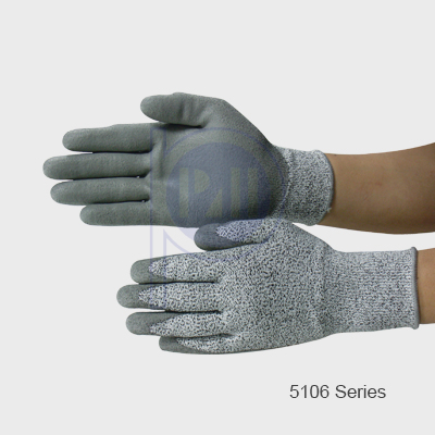 Grey PU Glove